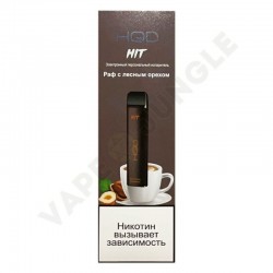 HQD HIT 1600 Raf coffee with hazelnuts (Раф с лесным орехом)