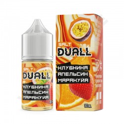 Duall Salt 30ml 20mg Клубника, апельсин, маракуйя
