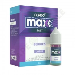 Naked 100 MAX Salt 10ml 20mg Berries Ice