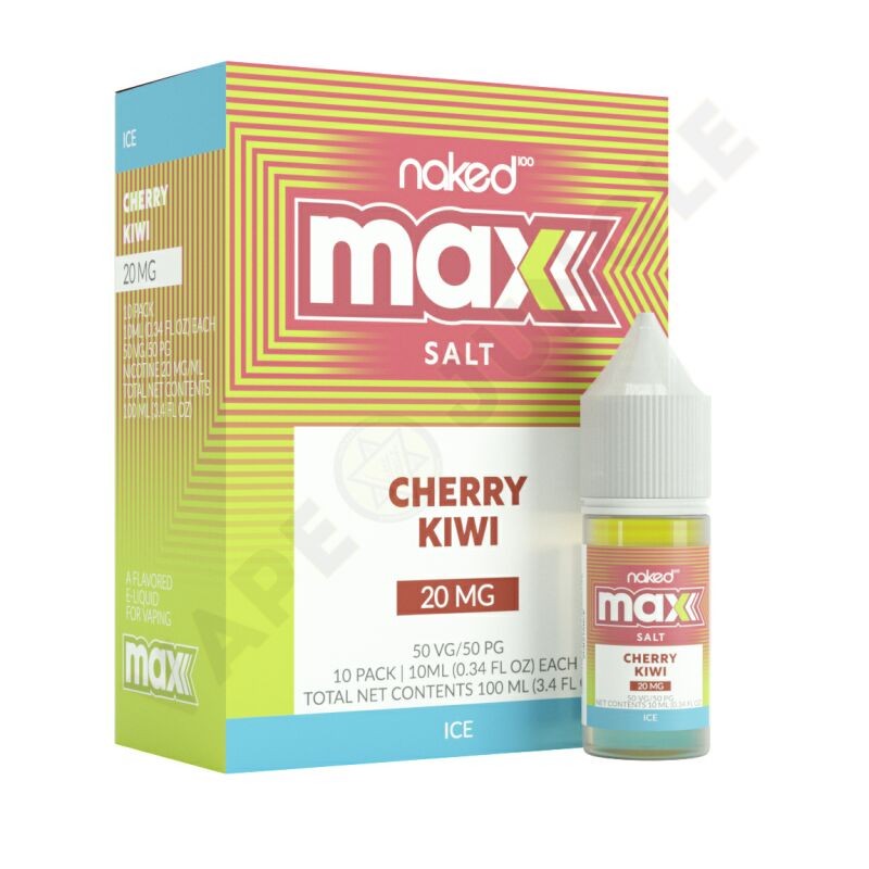Naked 100 MAX Salt 10ml 20mg Cherry Kiwi Ice