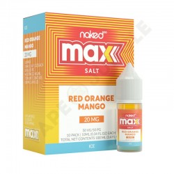 Naked 100 MAX Salt 10ml 20mg Red Orange Mango Ice