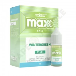 Naked 100 MAX Salt 10ml 20mg Wintergreen Ice