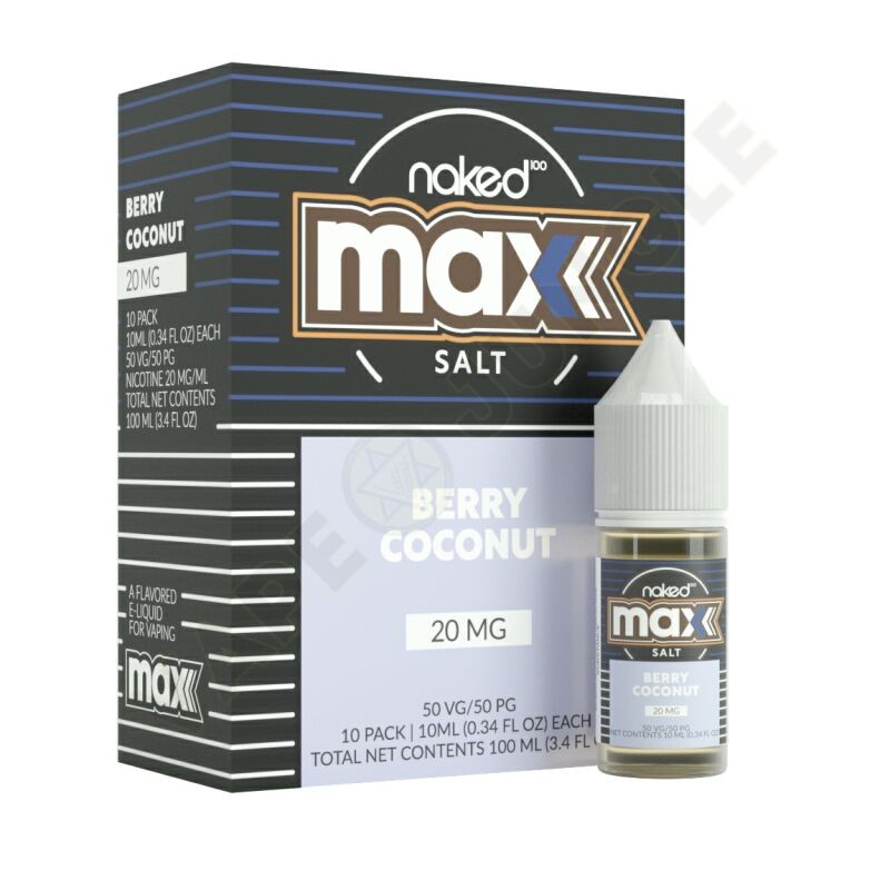 Naked 100 MAX Salt 10ml 20mg Berry Coconut