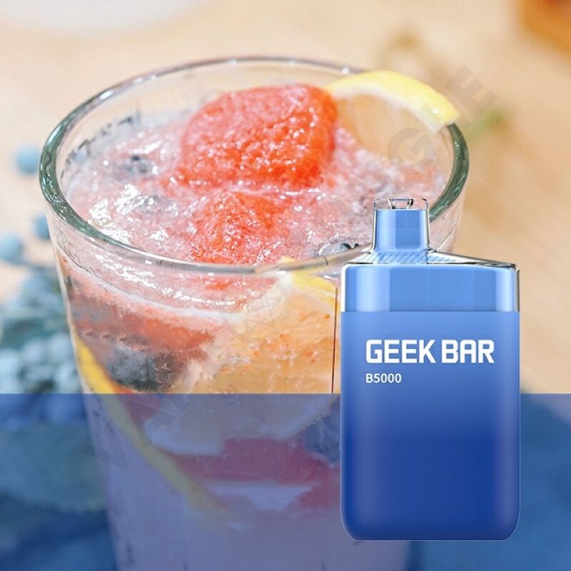 GeekVape Geek Bar B5000 Blue Razz Lemonade (Лимонад Черника Малина)