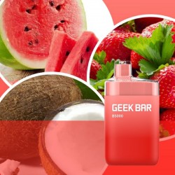 GeekVape Geek Bar B5000 Watermelon Strawberry Coconut (Арбуз Клубника Кокос)
