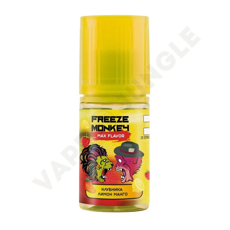 Freeze Monkey MAX FLAVOR Salt STRONG 30ml 20mg Клубника Лимон Манго